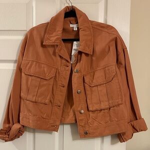 Topshop Rust Jean Jacket
